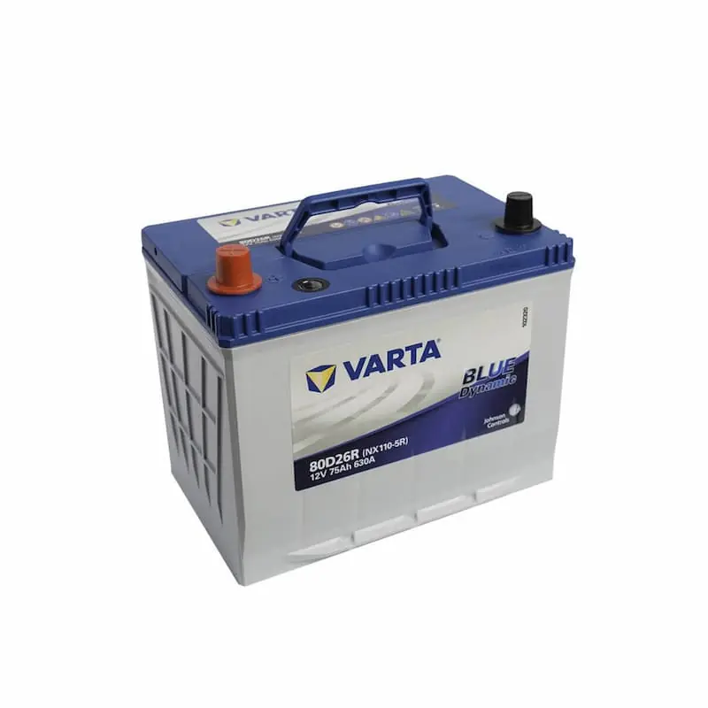 Ắc Quy Varta 80D26R NX110-5R 12V - 75Ah
