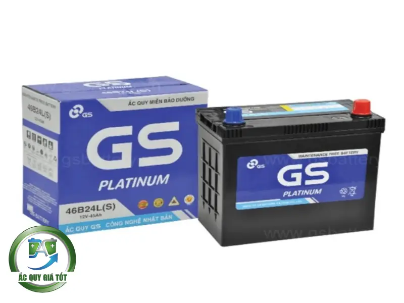 Tổng quan về ắc quy GS 46B24L S 12V 45Ah