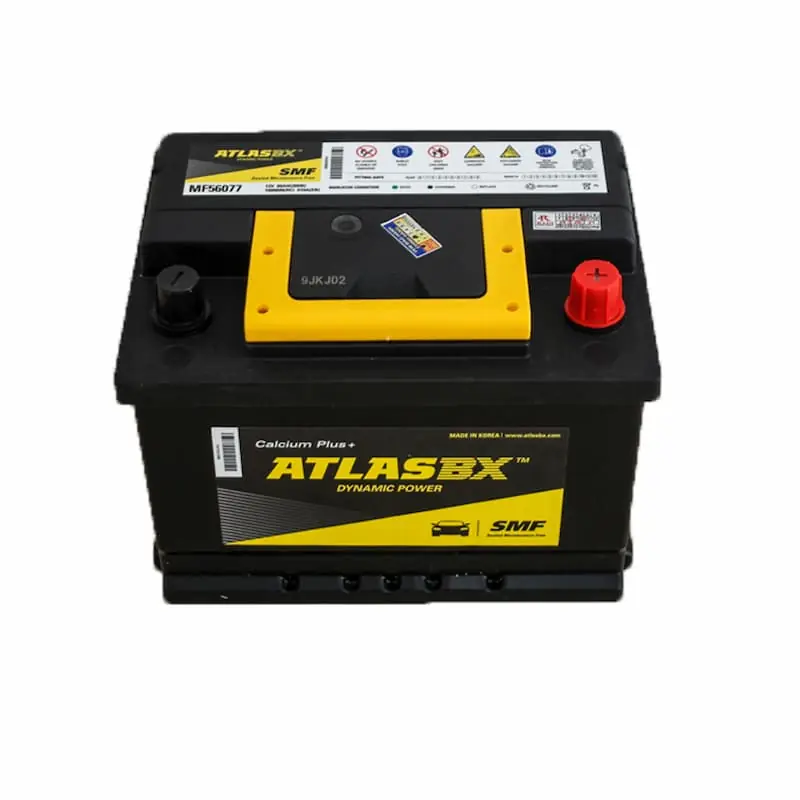 Ắc Quy Atlas Din MF56077 12V - 60Ah