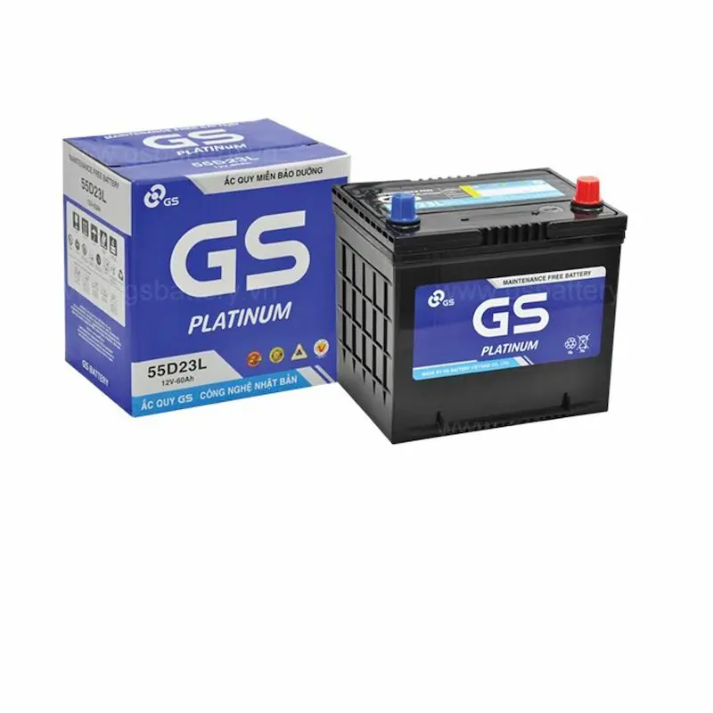 Ắc Quy GS MF 55D23L 12V - 60Ah