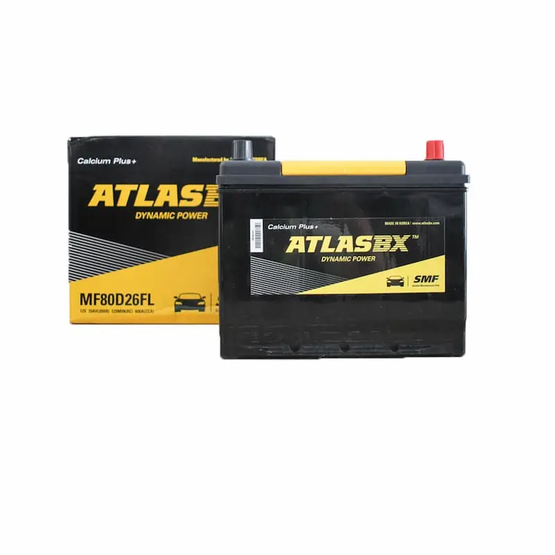Ắc Quy Atlas MF80D26L 12V- 70AH