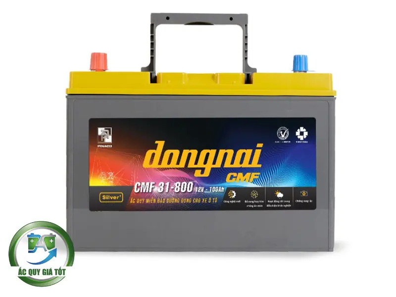 Tổng quan & thông số kỹ thuật chi tiết của ắc quy Đồng Nai CMF 31800