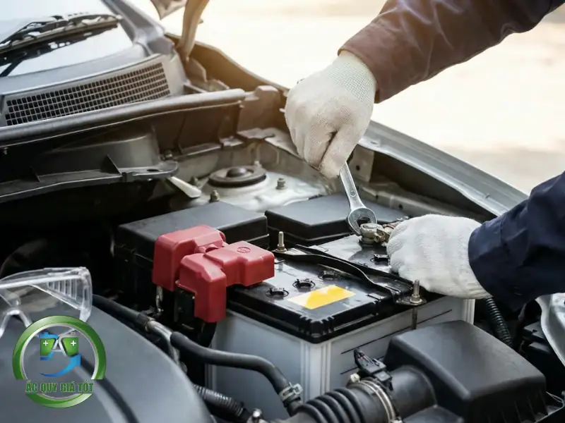 Quy trình thay ắc quy chuyên nghiệp tại Ắc Quy Giá Tốt