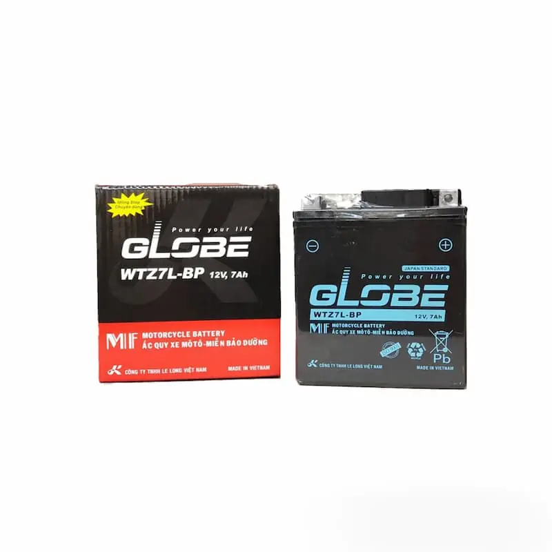 Ắc Quy GLOBE WTZ7A-4BP 12V - 7Ah