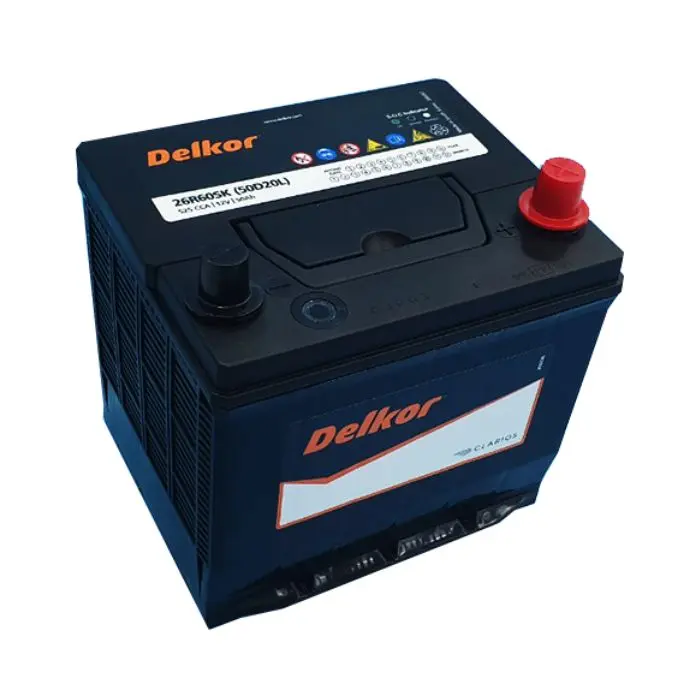 Ắc Quy Delkor 50D20R/L 12V - 60Ah