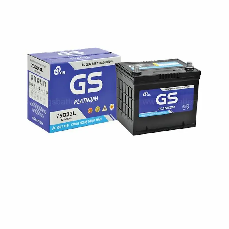 Ắc Quy GS 12V 65Ah - MF 75D23L