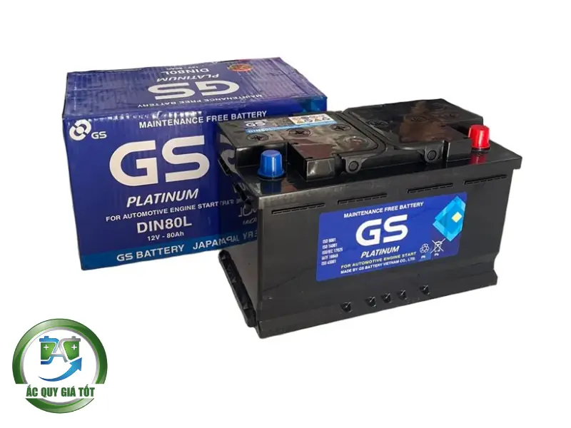 Tổng quan về bình ắc quy khô GS 12V 80Ah