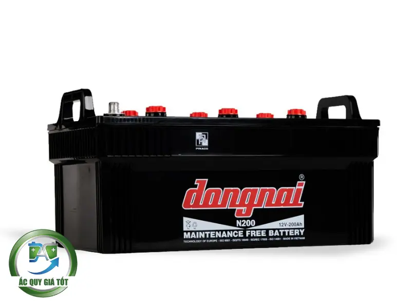 Thông số kỹ thuật chi tiết của ắc quy Đồng Nai N200