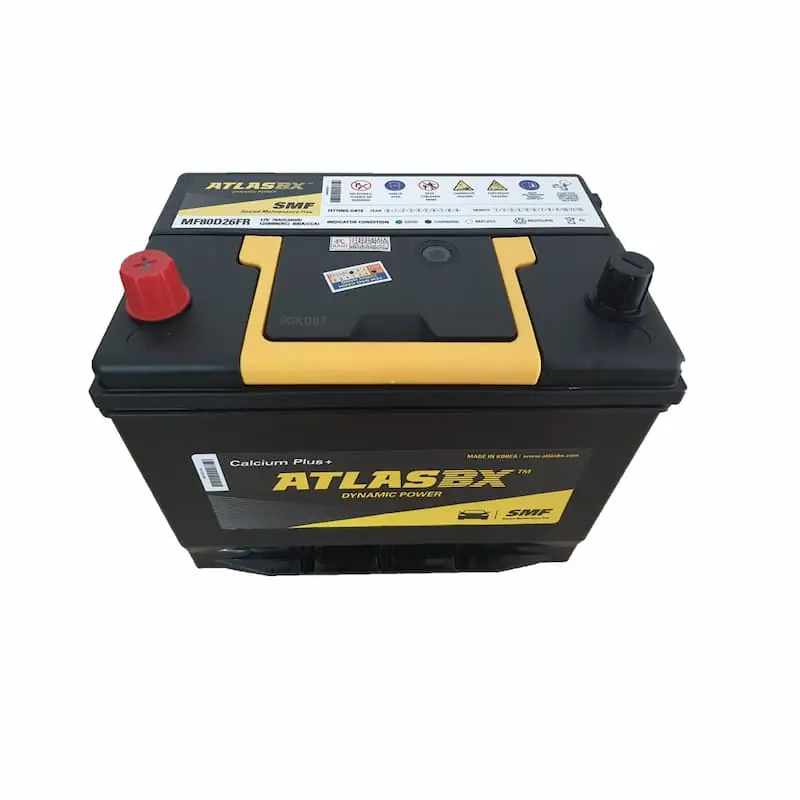 Ắc quy Atlas MF80D26R 12V - 70AH