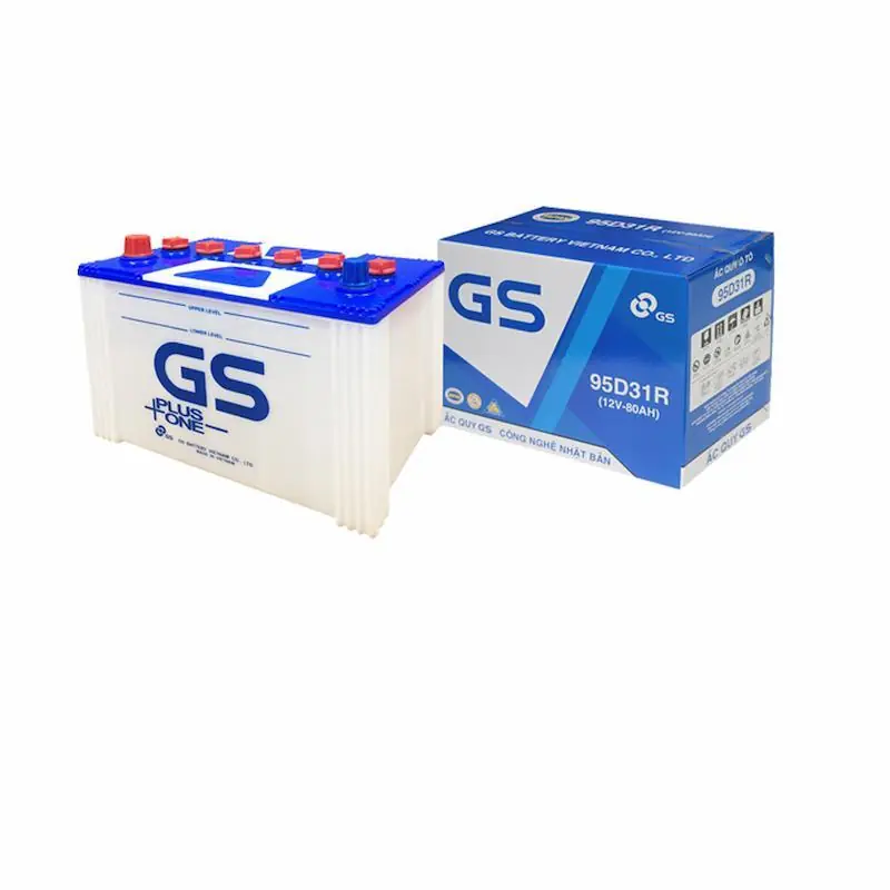 Ắc Quy GS 95D31R 12V - 80Ah